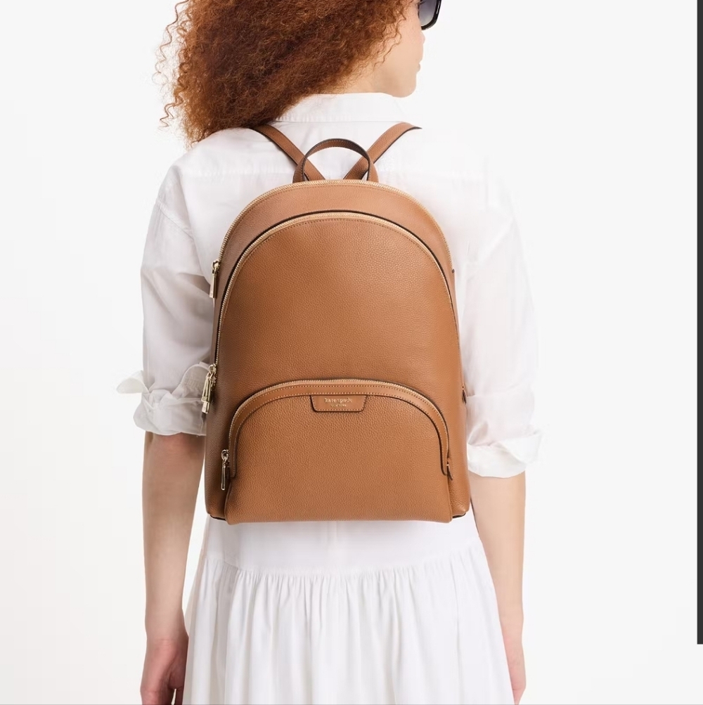 Kate Spade Hudson Large Backpack, Bungalow Brown - Picture 2 of 11